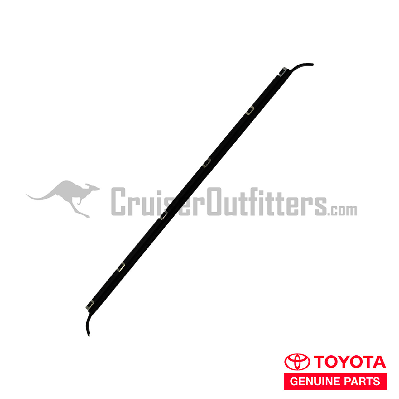 Front Window Outer Weather Stripping LH/RH - OEM Toyota - Fits 5/1980 - 1984 4x Series (WS90802) Front Window Outer Weather Stripping LH/RH - OEM Toyota - Fits 5/1980 - 1984 4x Series (WS90802)