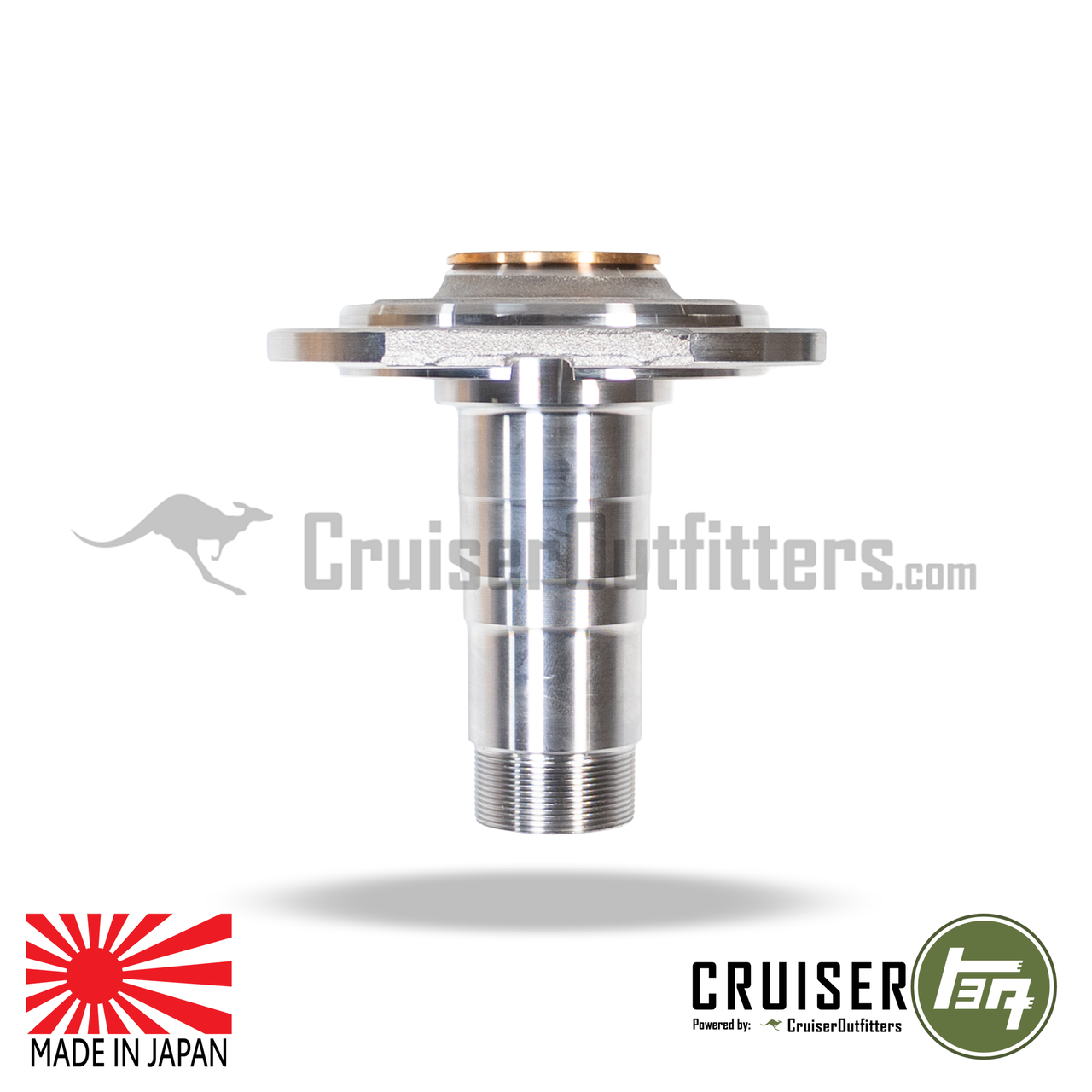 Front Axle Spindle w/ Bushing - Fits 09/1975-01/1990 4x/5x/6x/7x Series Applications (FA60060)