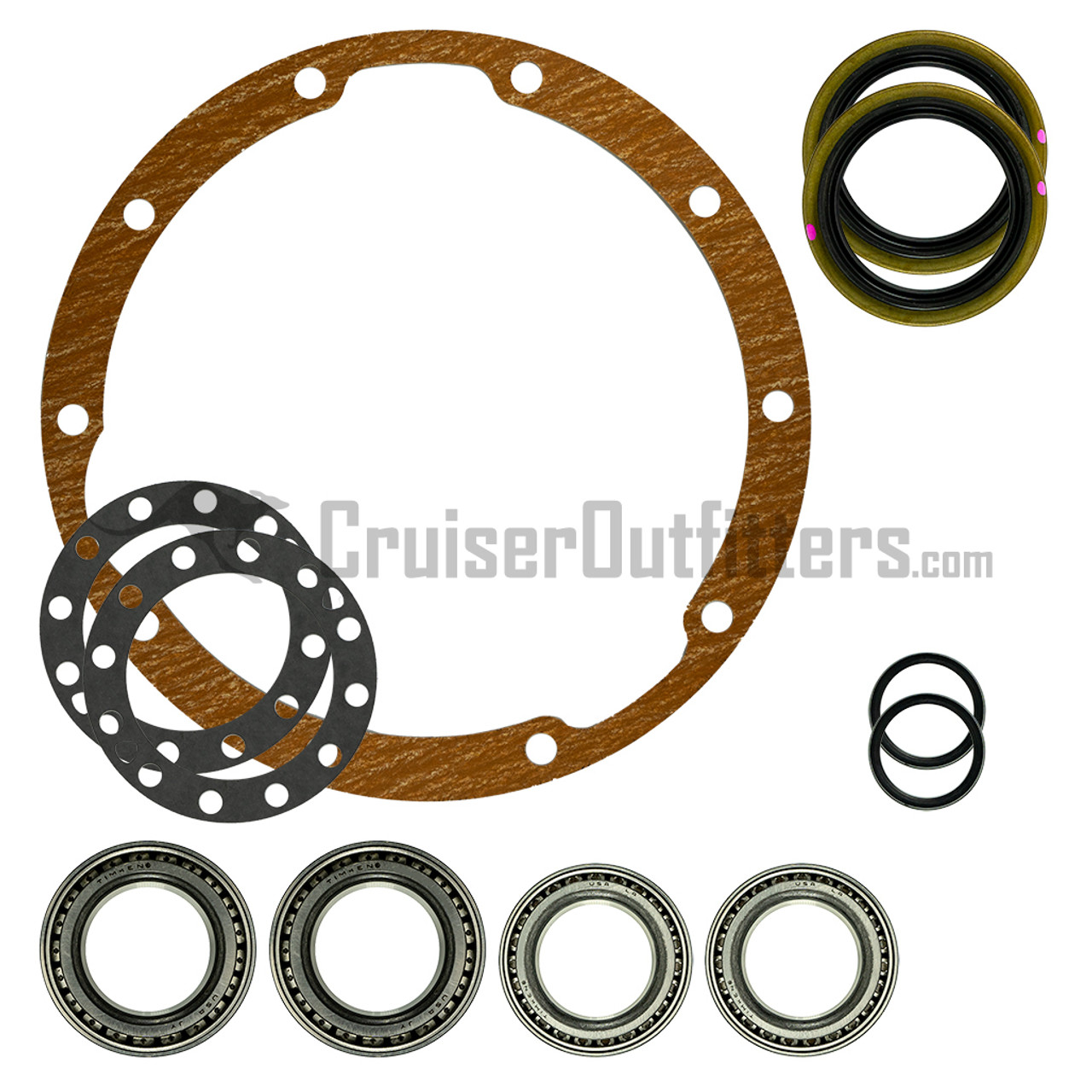 RAK9397FFELT - Cruiser Teq Full-Float Rear Axle Bearing/Seal Kit