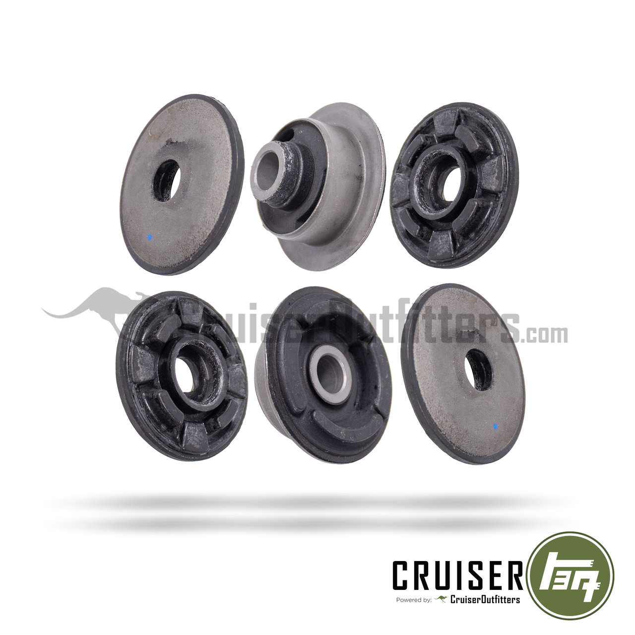 Front Differential Bushing Kit (6pc) - Fits LC120/GX470 Applications (DIFFGXBKITAFT)