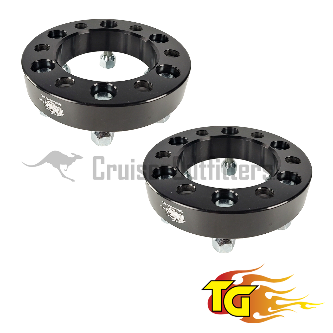 Wheel Spacers 1.25" - Fits Lug Centric 4x/6x 6x5.5" Pattern Applications (WHLSPAC125)