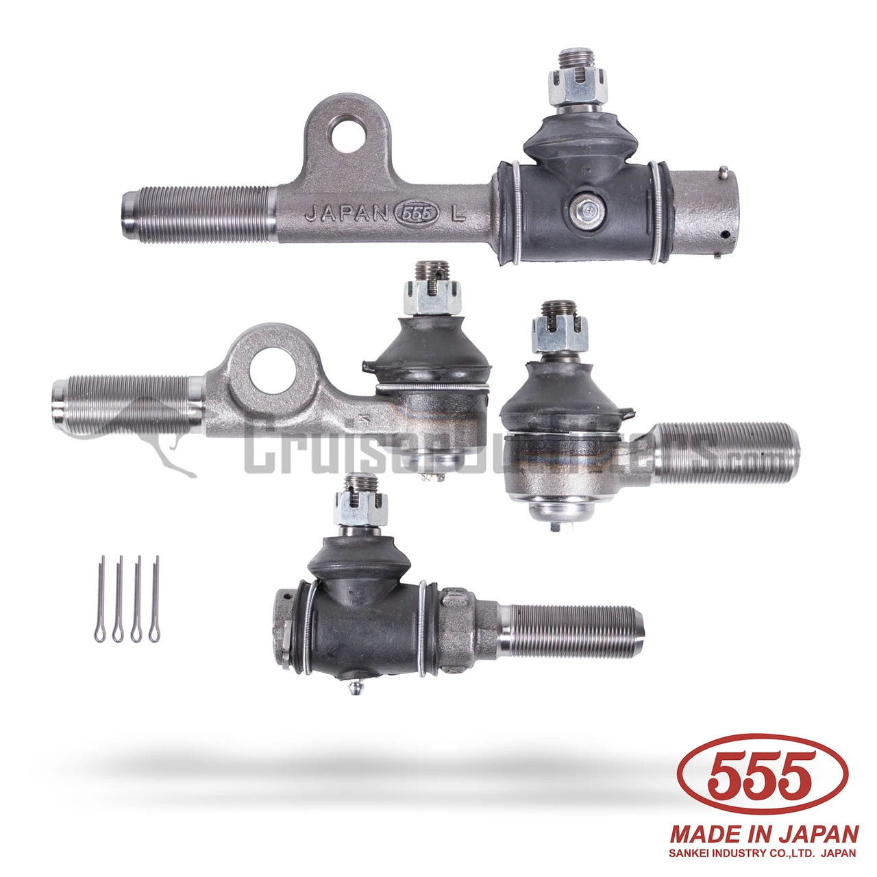Tie Rod End Kit - Fits 11/1984-1/1990 Left Hand Drive 7X Series w/Heavy-Duty Chassis - BJ/HJ7x (TRE69075)