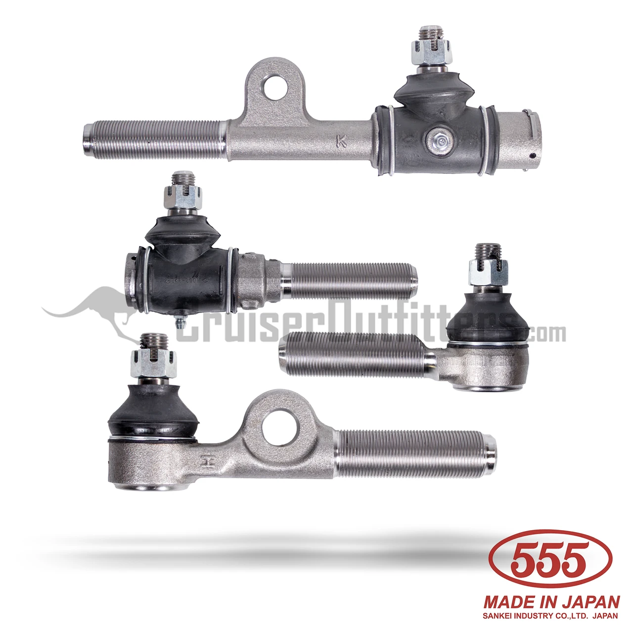 Tie Rod End Kit - Fits 1/1990-1998 Left Hand Drive 7X Series w/Heavy-Duty Chassis - BJ/FZ/HJ/HZJ7x (TRE69105)
