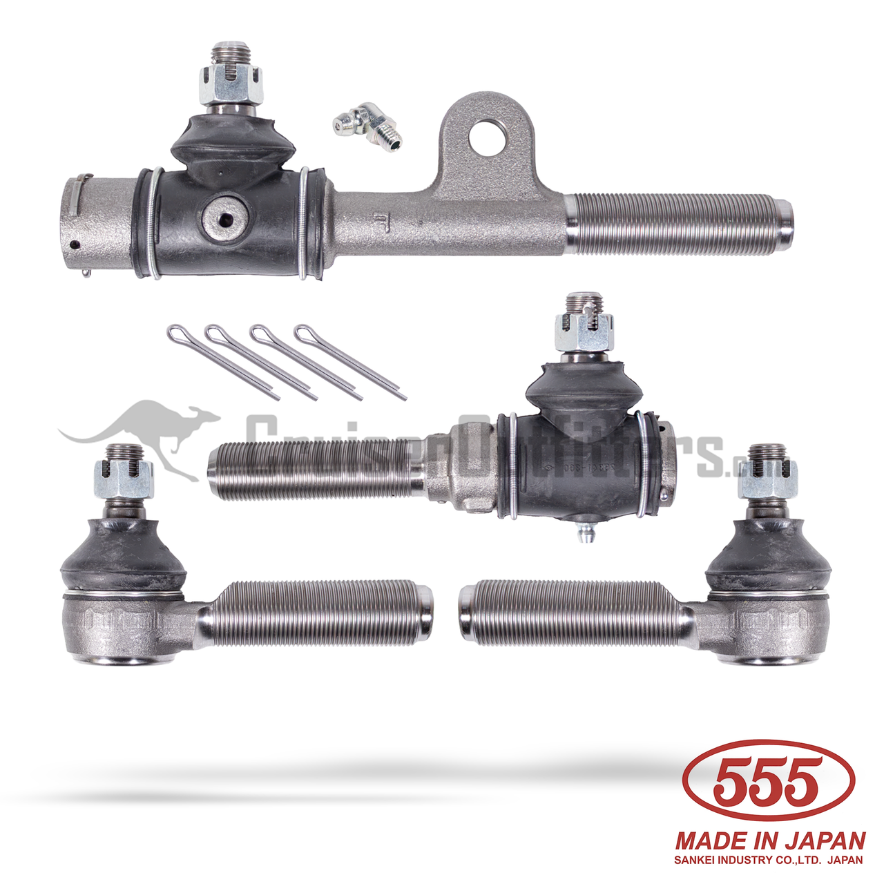 Tie Rod End Kit - Fits 1999+ RHD 7x Series w/Heavy-Duty Chassis - GRJ/HZJ/VDJ7x (TRE69102)
