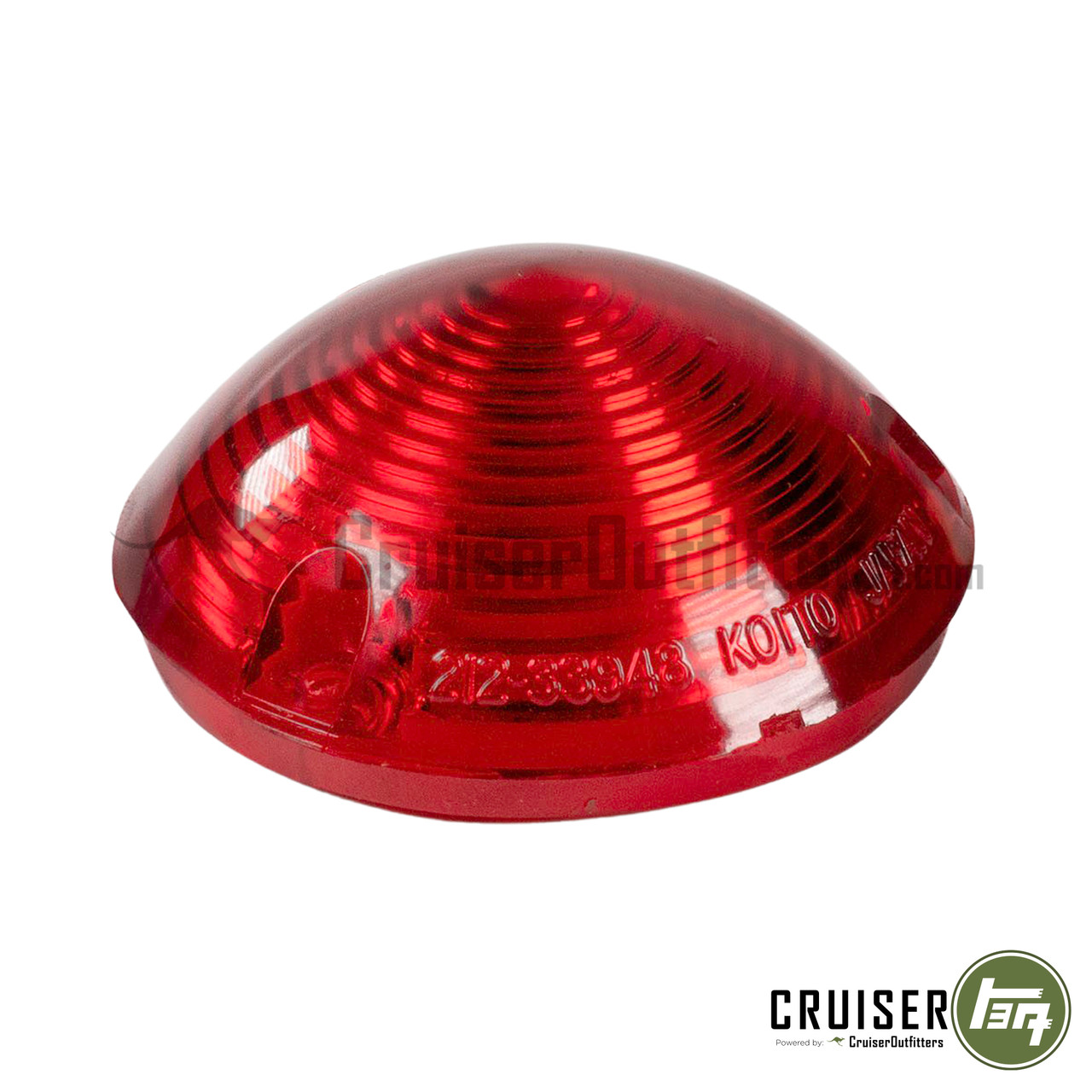 Tail Light Lens - Fits 1958 - 1963 FJ25/FJ40 Small 3