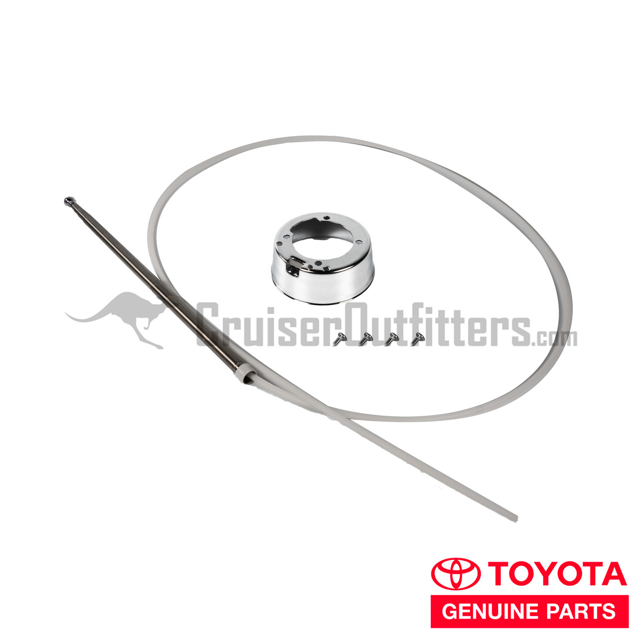 Antenna Mast And Cable - OEM Toyota - Fits 6x Series With Power