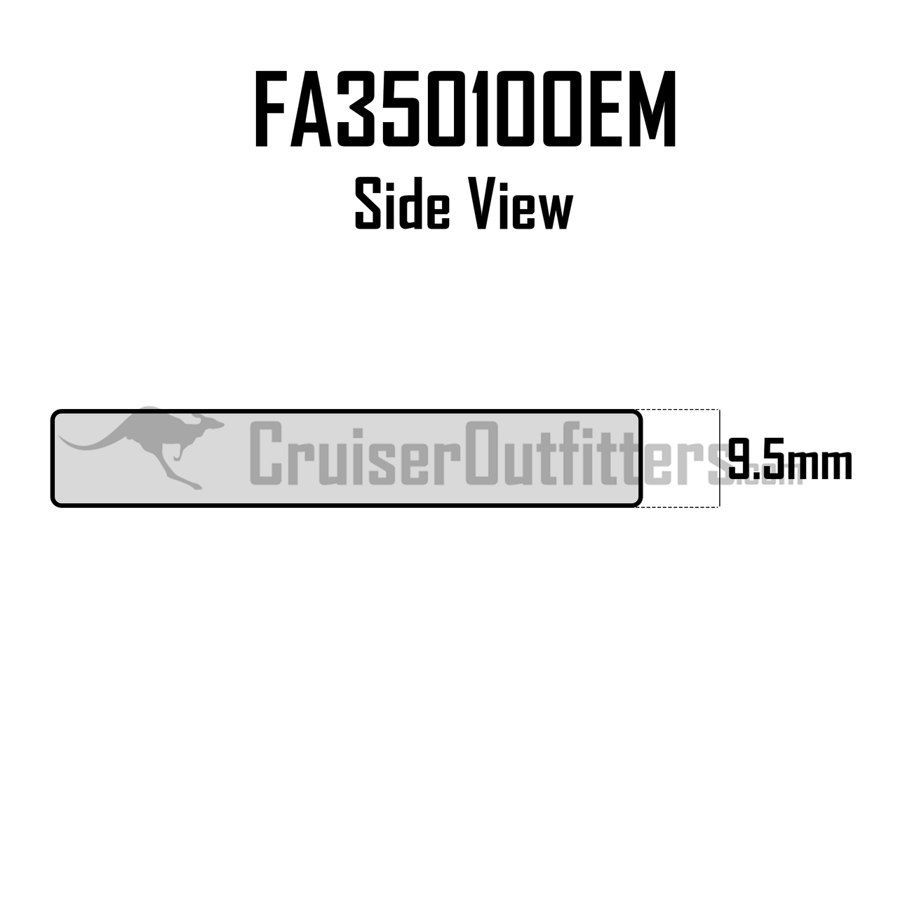 Inner Axle Seal - OEM Toyota - Fits 1/1990 - 1/1998 8x/450 Applications (FA35010OEM)