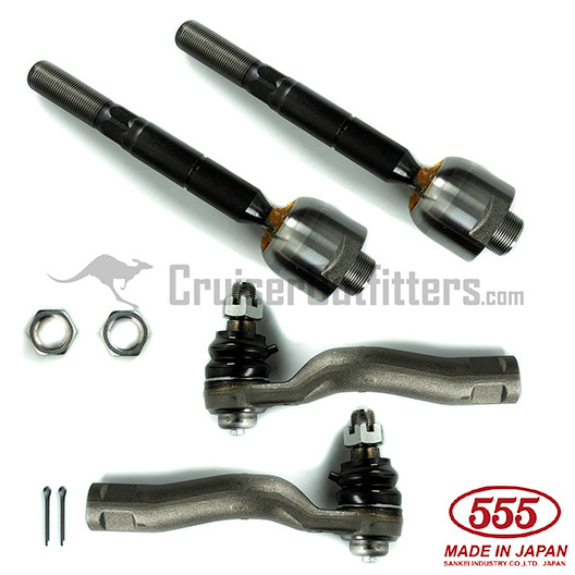 555 Tie Rod End Kit - Fits 2008-2016 IFS 200 Series Land Cruiser