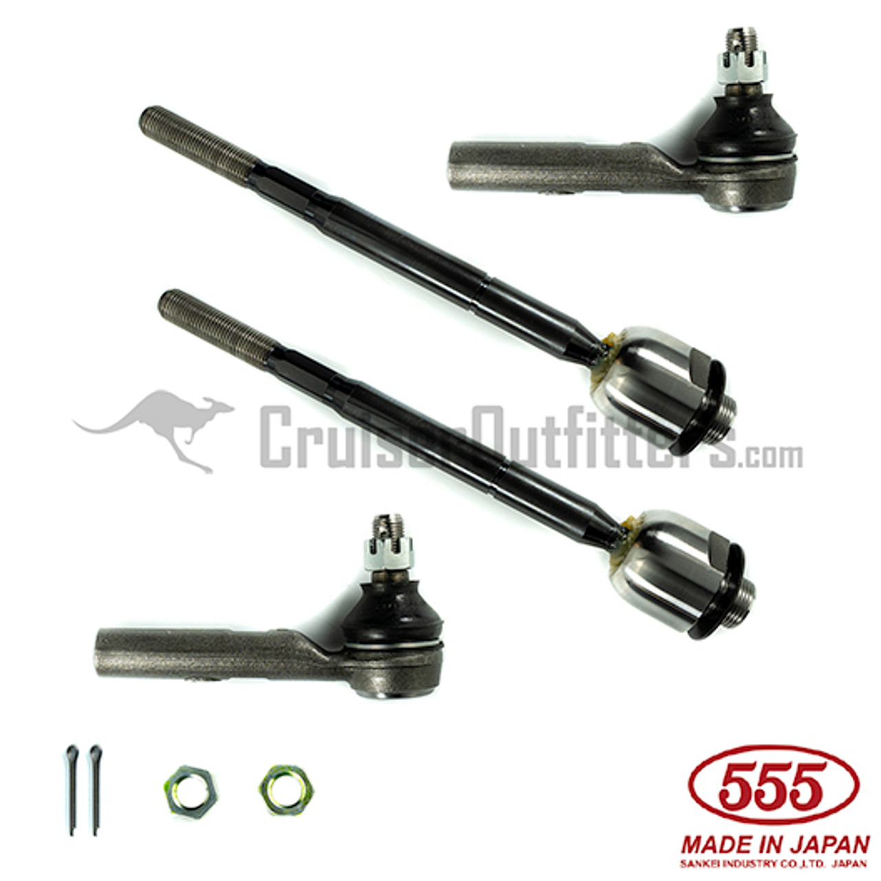 555 Tie Rod End Kit - Fits 2002-2009 GX470 & Prado 120 Series