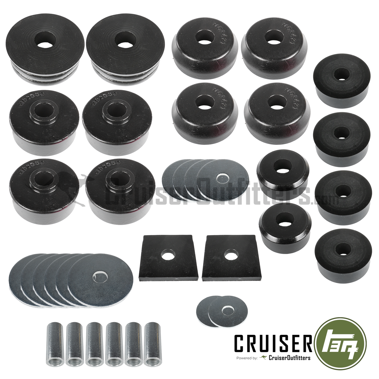 Daystar Body Mount Kit - Fits 1979-1984 FJ40 Applications (EXTKT04007BK)