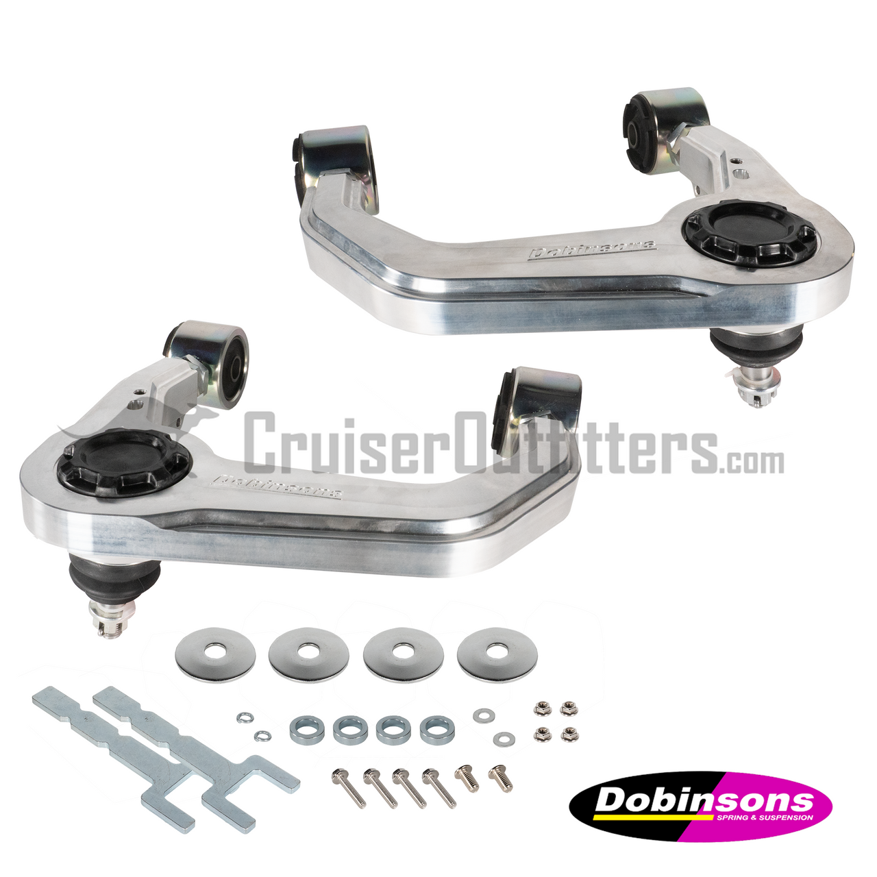 Front Billet Aluminum Upper Control Arms (Pair) - Fits 2008-2021 200 Series & NON-AHC LX570 Applications (DOBUCAK201K)