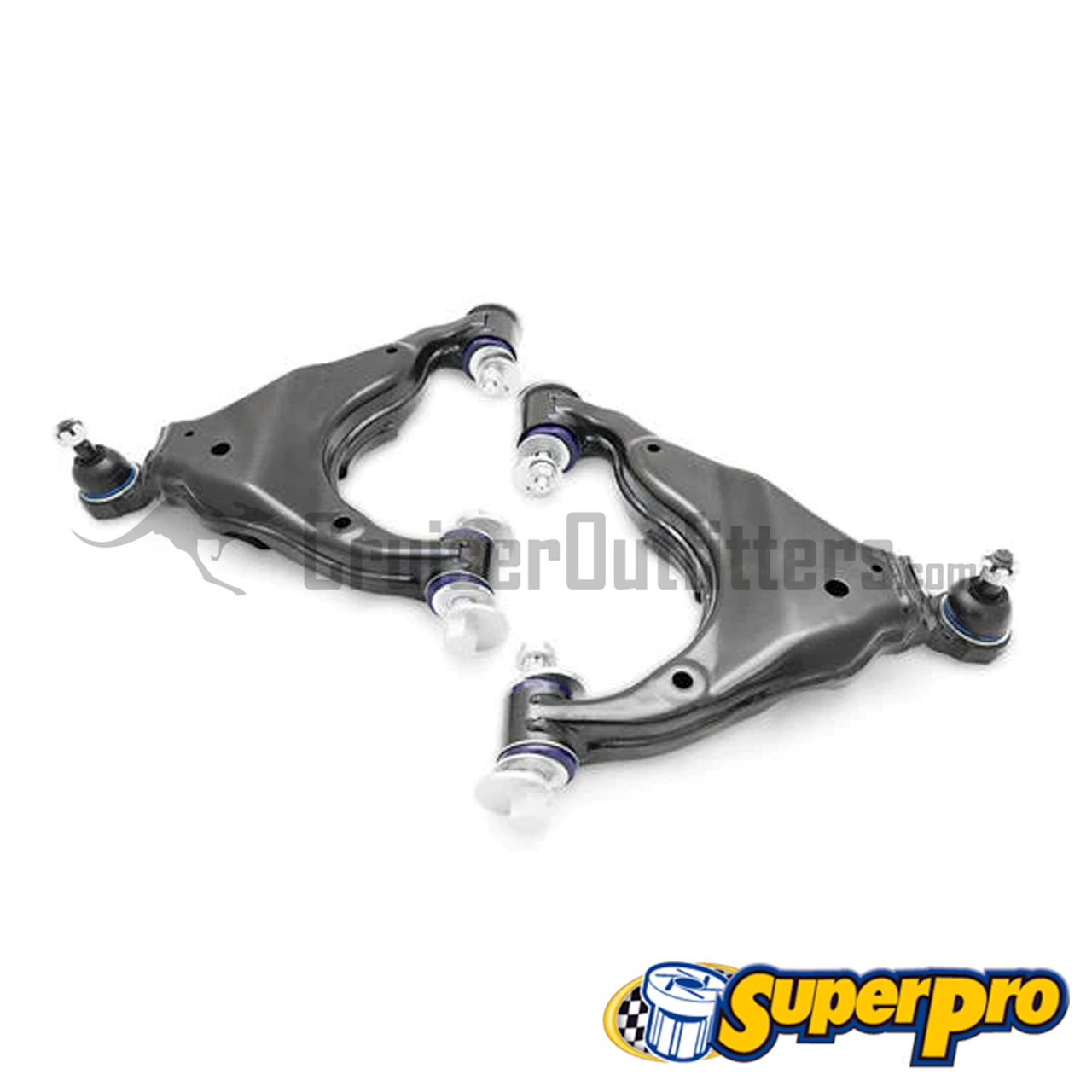 SuperPro Front Adjustable Lower Control Arm Set (LH/RH) - Fits 2010+ FJ Cruiser/4Runner/GX460 Non-KDSS Applications (SUSTRC484)