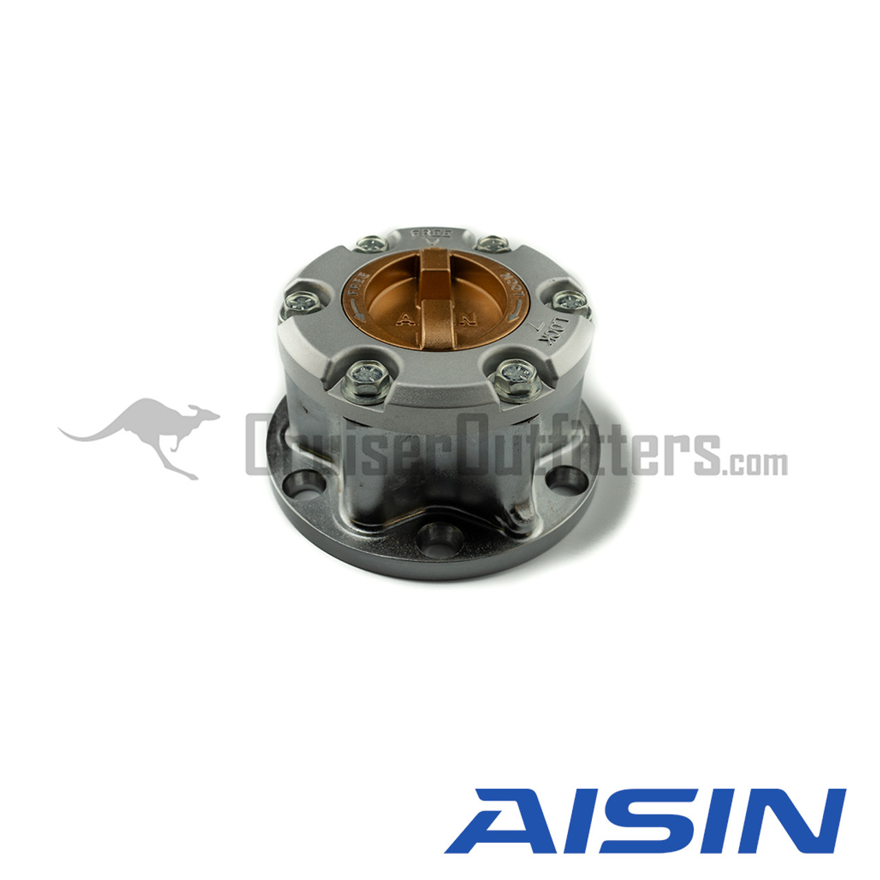 AISIN Locking Hubs - Fits 1979-90 LC 6x/7x (Gold/Silver)