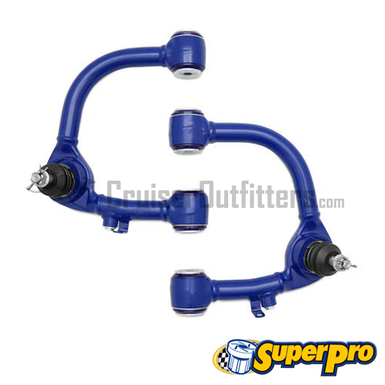 SuperPro Front Upper Control Arms (Pair) (LH/RH) - Fits 01/1998-07/2007 UZJ100/LX470 Applications (SUSTRC6720)