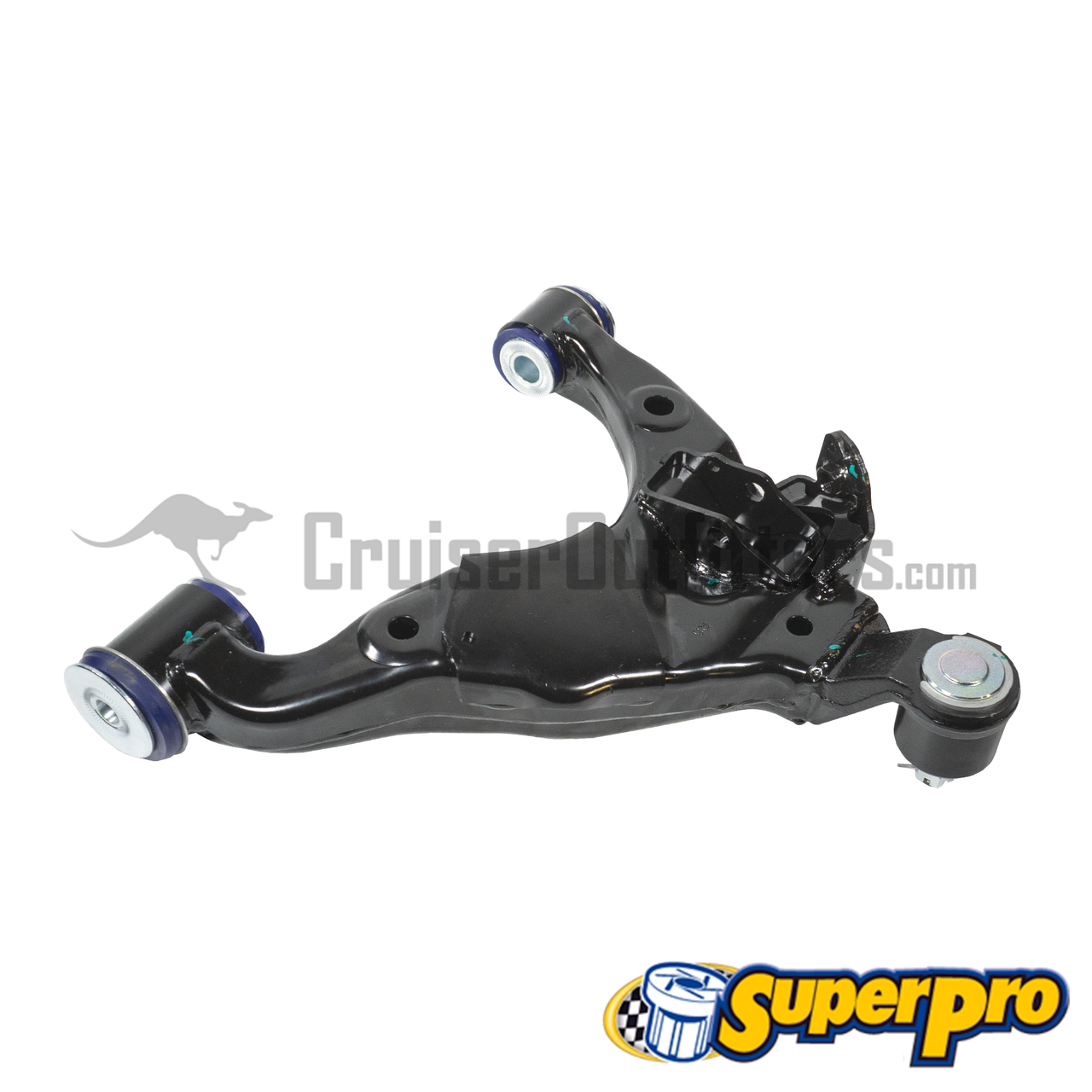 SuperPro Front Lower Control Arm Set - Fits 5th Gen 4Runner/GX460/LC150 w/KDSS Offset (SUSTRC494)
