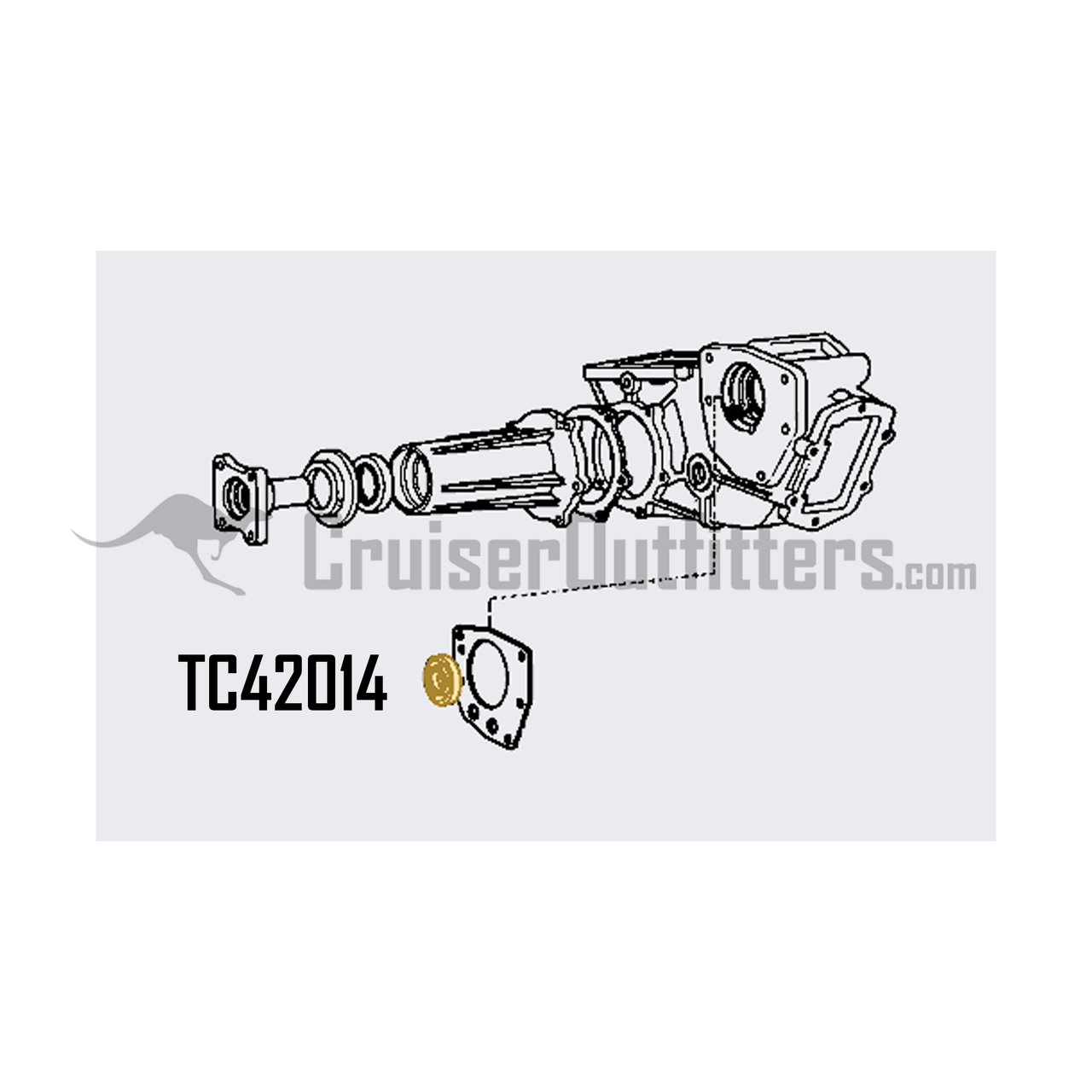 Transmission to Transfer Case Seal - Fits 03/1969-06/1980 4x/5x Applications (TC42014)
