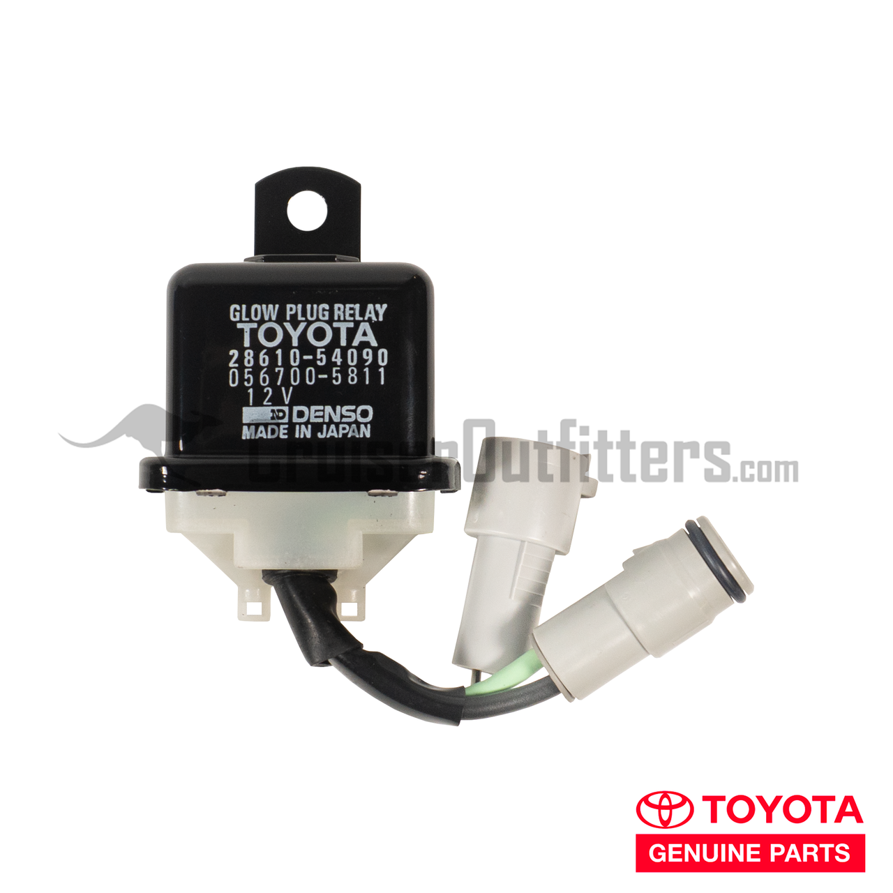 DISCONTINUED - Glow Plug Relay Assembly - Fits 3B/2H/2LT 12 Volt Diesel Engine Applications (GLOW2861012V) - DISCONTINUED