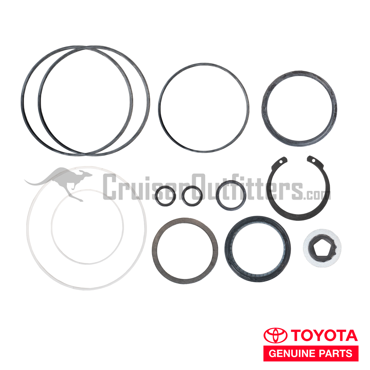 Power Steering Gearbox Gasket/Seal Kit - Fits 08/1992-08/1999 7X Series Applications (ST044457X)