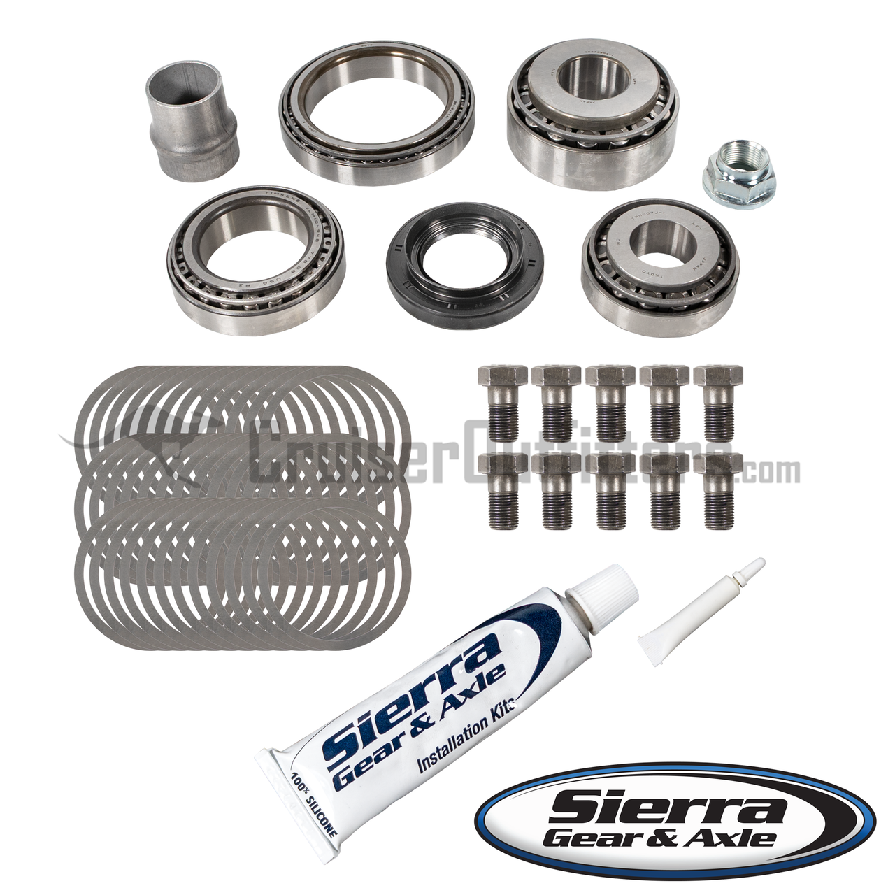 Ring and Pinion Install Kit - Fits V6/High Pinion 8" 29 Spline E-Locker Differential (IKTOYTACLOE)