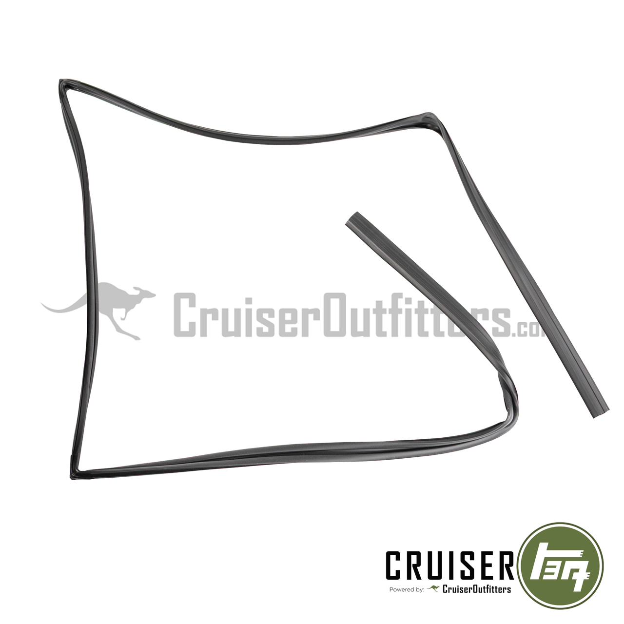 Rear Door Glass Run Channel Weather Stripping - Fits 6x Series Land Cruiser Applications (WS681426XRAFT)
