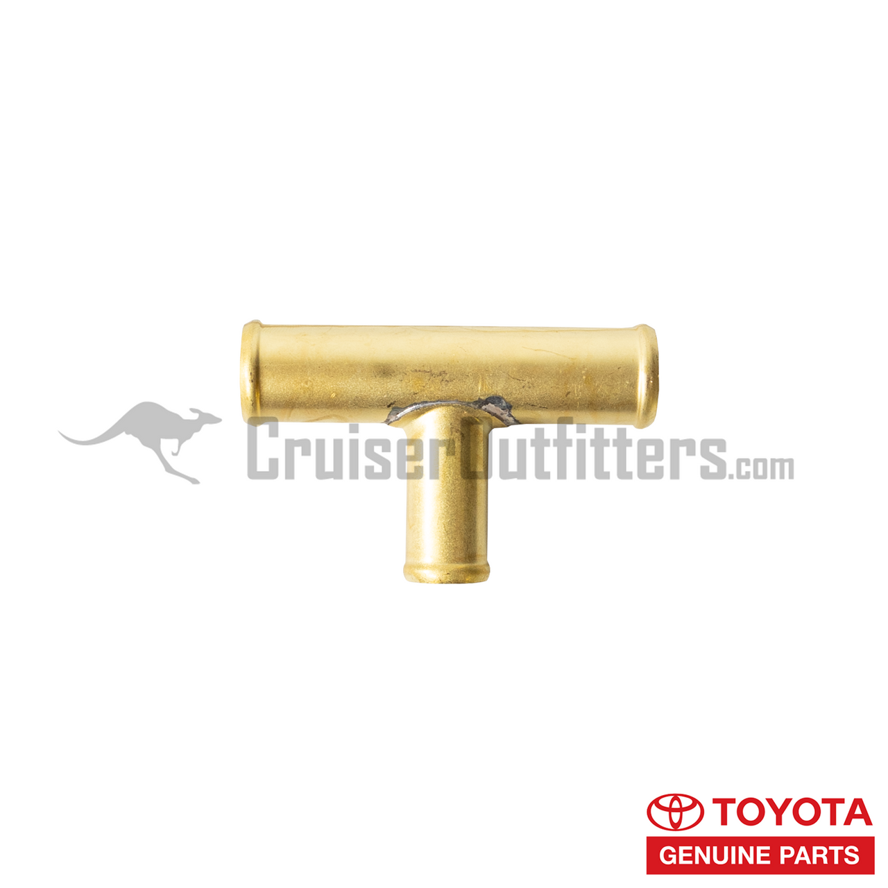 Heater Tee - Brass - Fits 1998-2007 100 Series/LX470 Applications (EGWH60460BR)