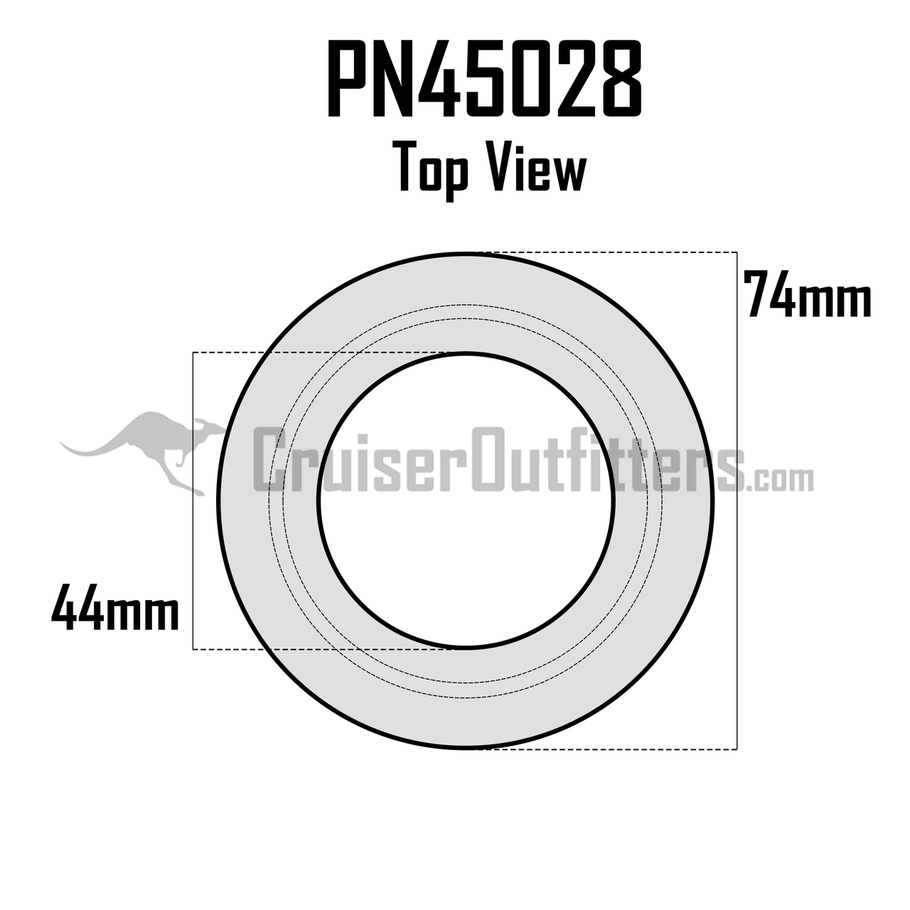 Rear Pinion Seal - Fits 32 Spline 200 Series Applications (PN45028)