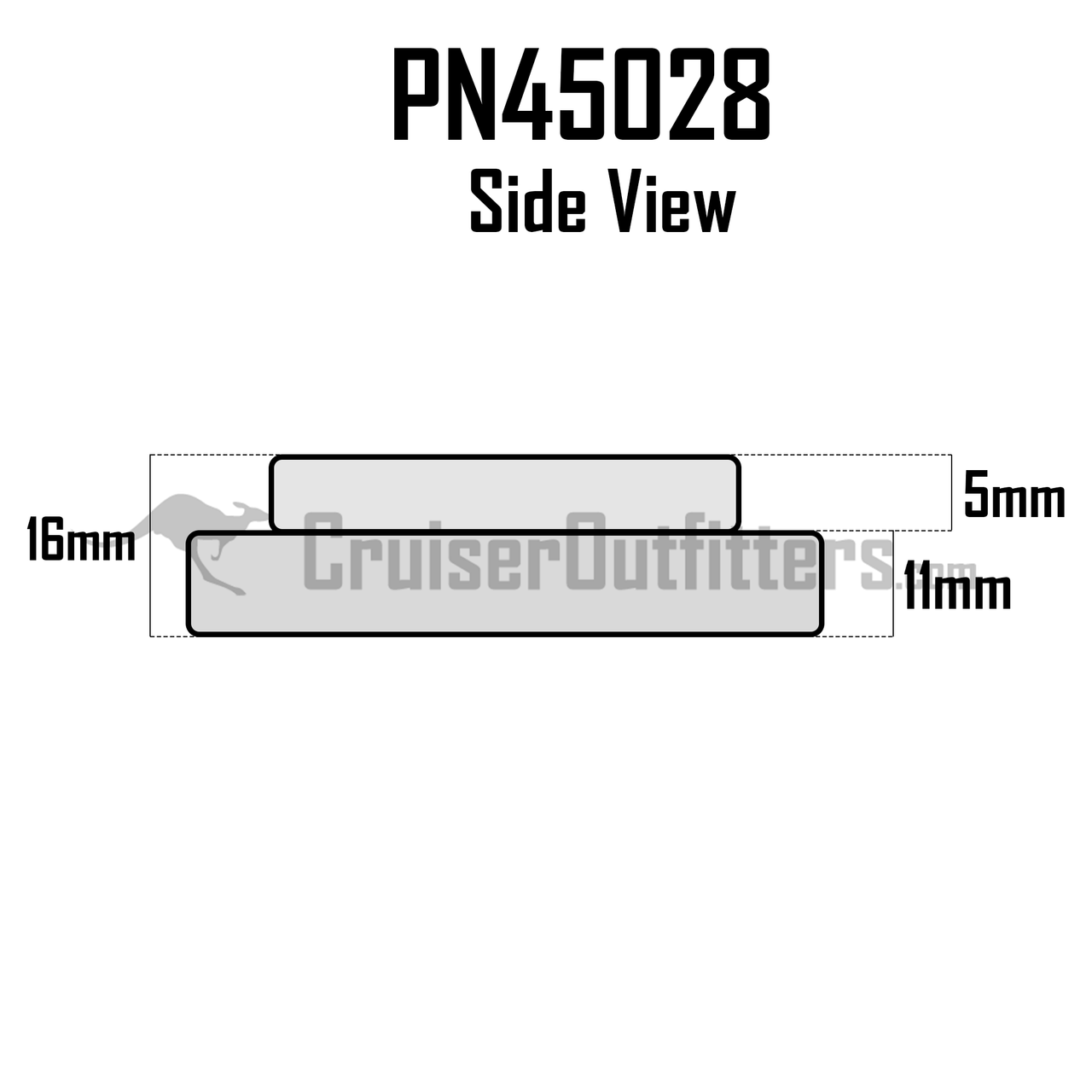 Rear Pinion Seal - Fits 32 Spline 200 Series Applications (PN45028)