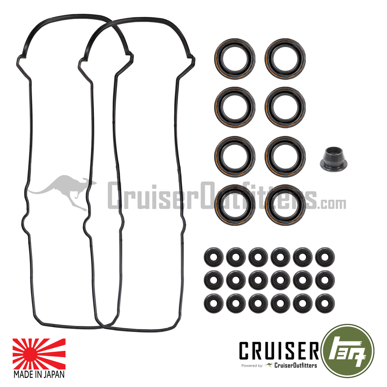 Valve Cover Gasket Kit - Fits 1998-2007 2UZFE Engine Applications (VCC2UZFEAFT) Valve Cover Gasket Kit - Fits 1998-2007 2UZFE Engine Applications (VCC2UZFEAFT)