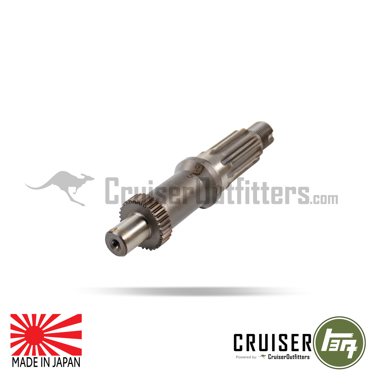 Transfer Case Front Output Shaft - Fits 04/1975-01/1978 4x/5x Series Applications (TCSHFT60022)