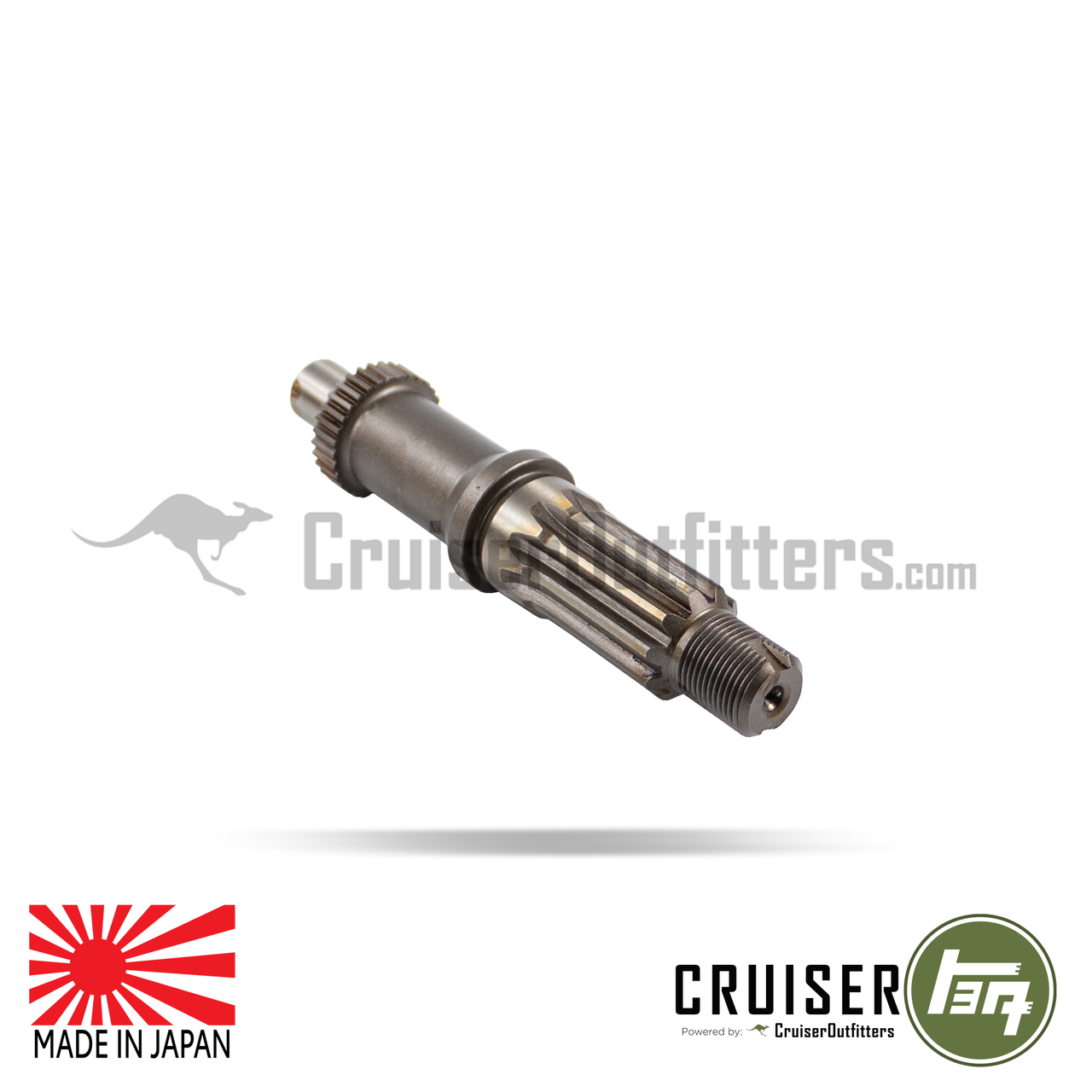 Transfer Case Front Output Shaft - Fits 04/1975-01/1978 4x/5x Series Applications (TCSHFT60022)