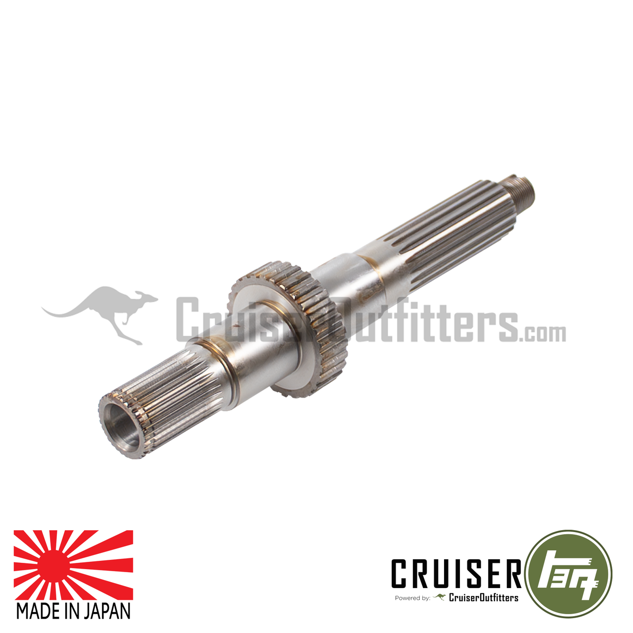 Transfer Case Rear Output Shaft - Fits 08/1980-01/1990 4x/6x/7x w/T-Case Park Brake Applications (TCSHFT3623160031)