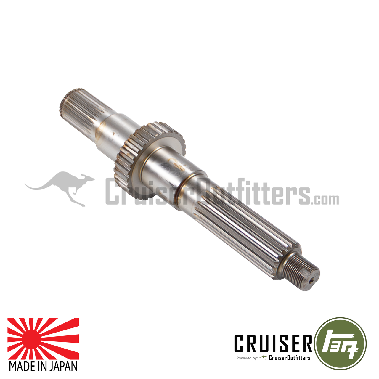 Transfer Case Rear Output Shaft - Fits 08/1980-01/1990 4x/6x/7x w/T-Case Park Brake Applications (TCSHFT3623160031)