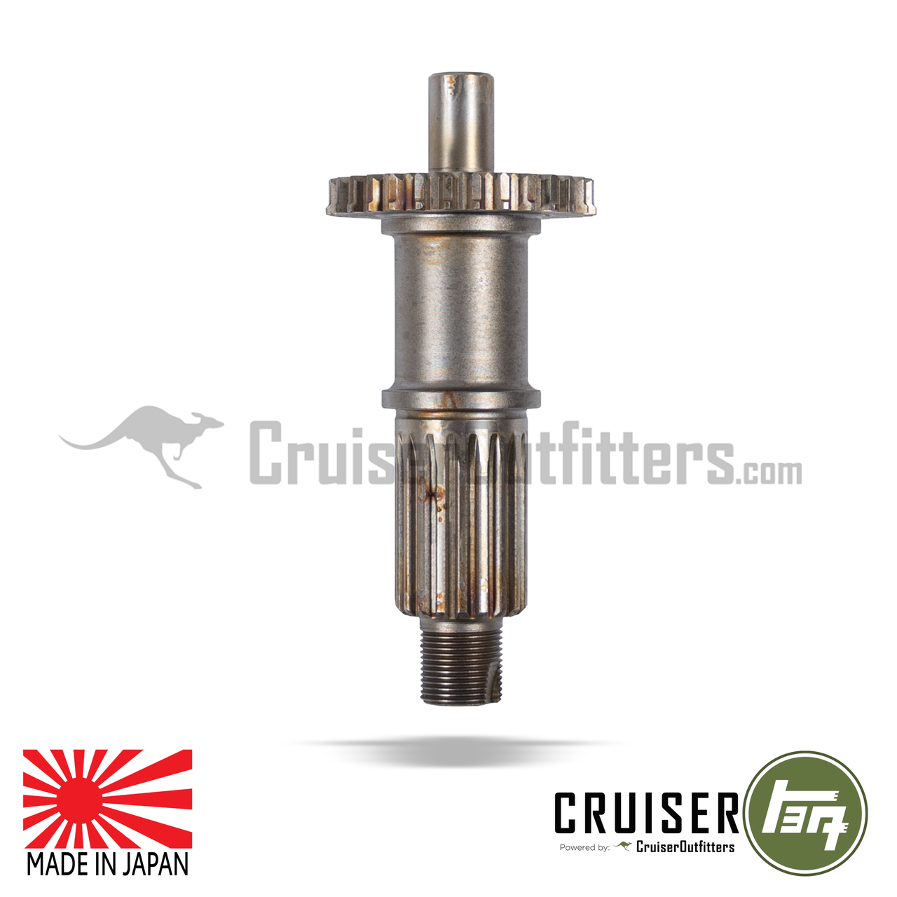 Transfer Case Front Output Shaft - Fits 08/1980-01/1990 4x/6x/7x Series Applications (TCSHFT60031)