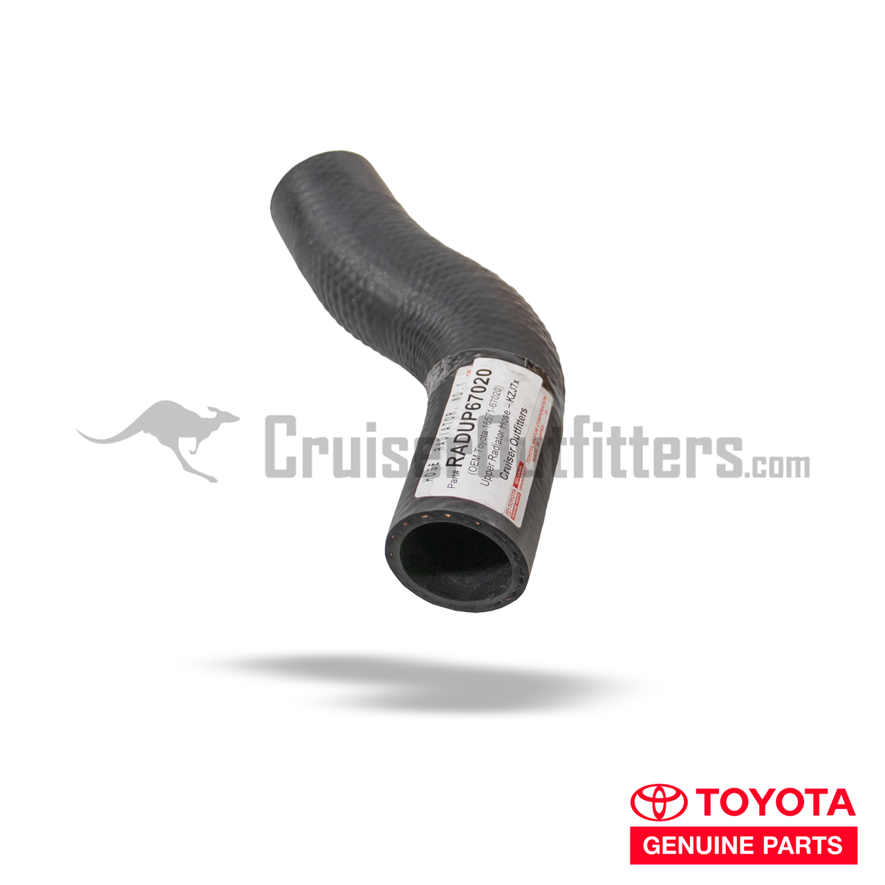 Upper Radiator Hose - Fits KZJ7x Upper/Inlet Applications (RADUP67020)