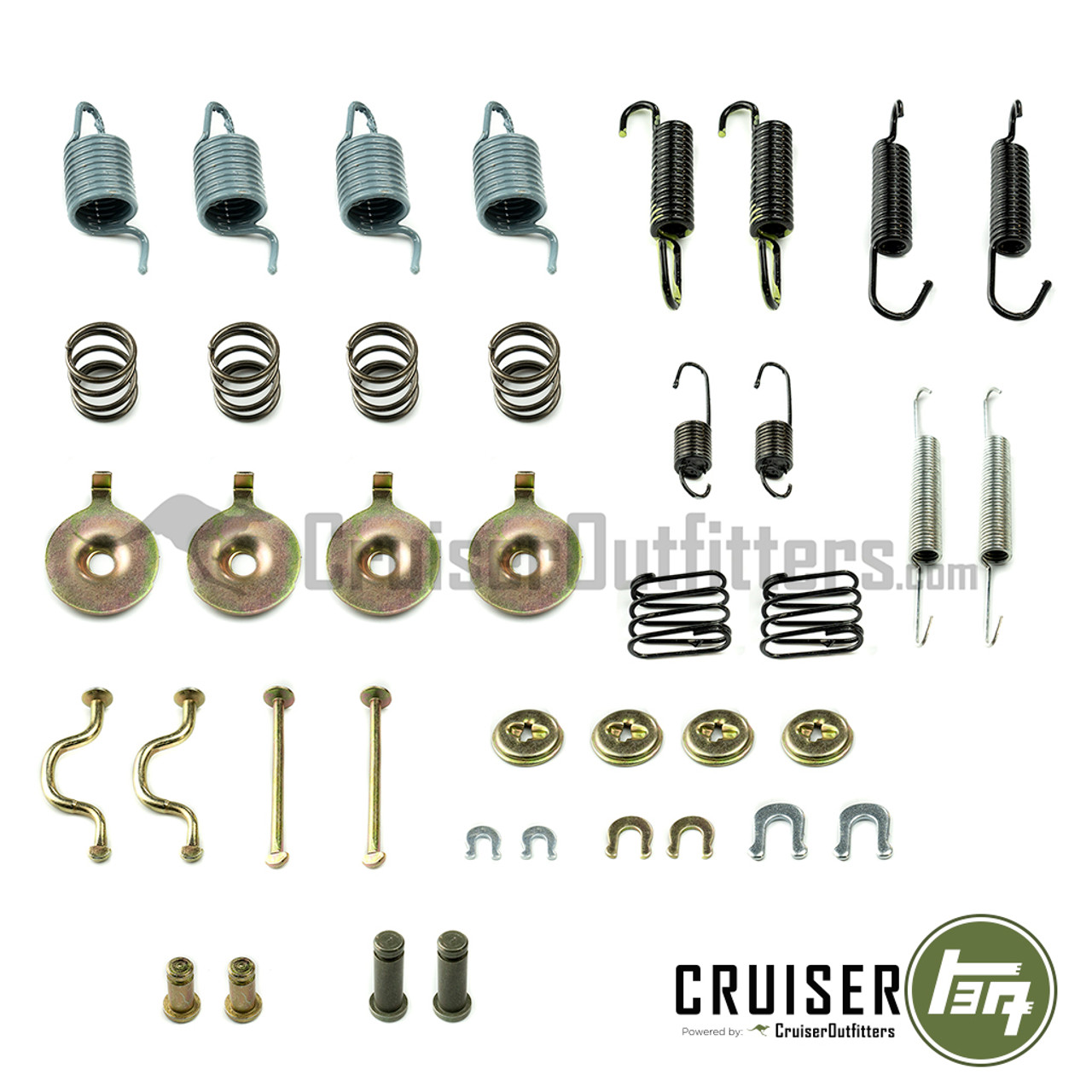 PBHWKLATE - Brake Hardware Kit - Fits 8/1992-1998 8x Series w/Rear Disc