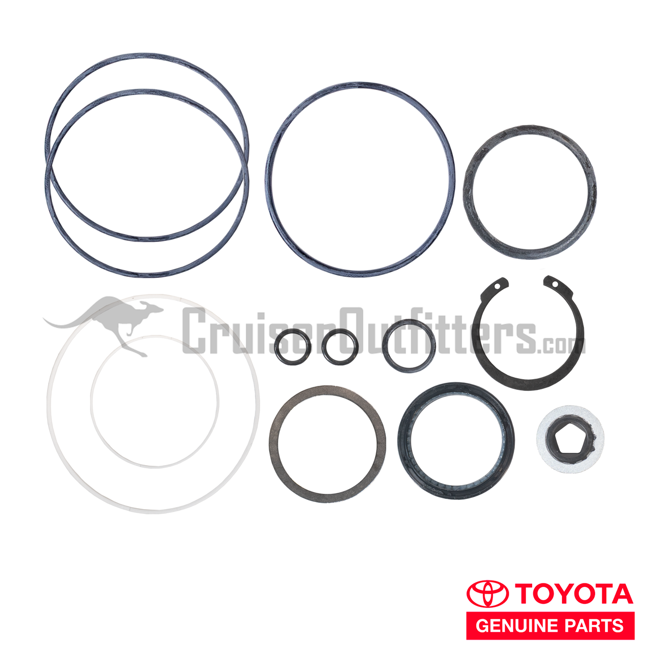 Power Steering Gearbox Gasket/Seal Kit - Fits 01/1990-07/1992 7x Land Cruiser Applications (ST044457X)