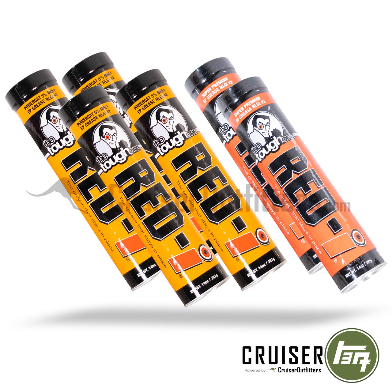 Red-i Hi-Temp & MOLY Grease Kit - 2 x Hi-Temp, 4 x MOLY Grease Tubes (GREASEKIT6PK)