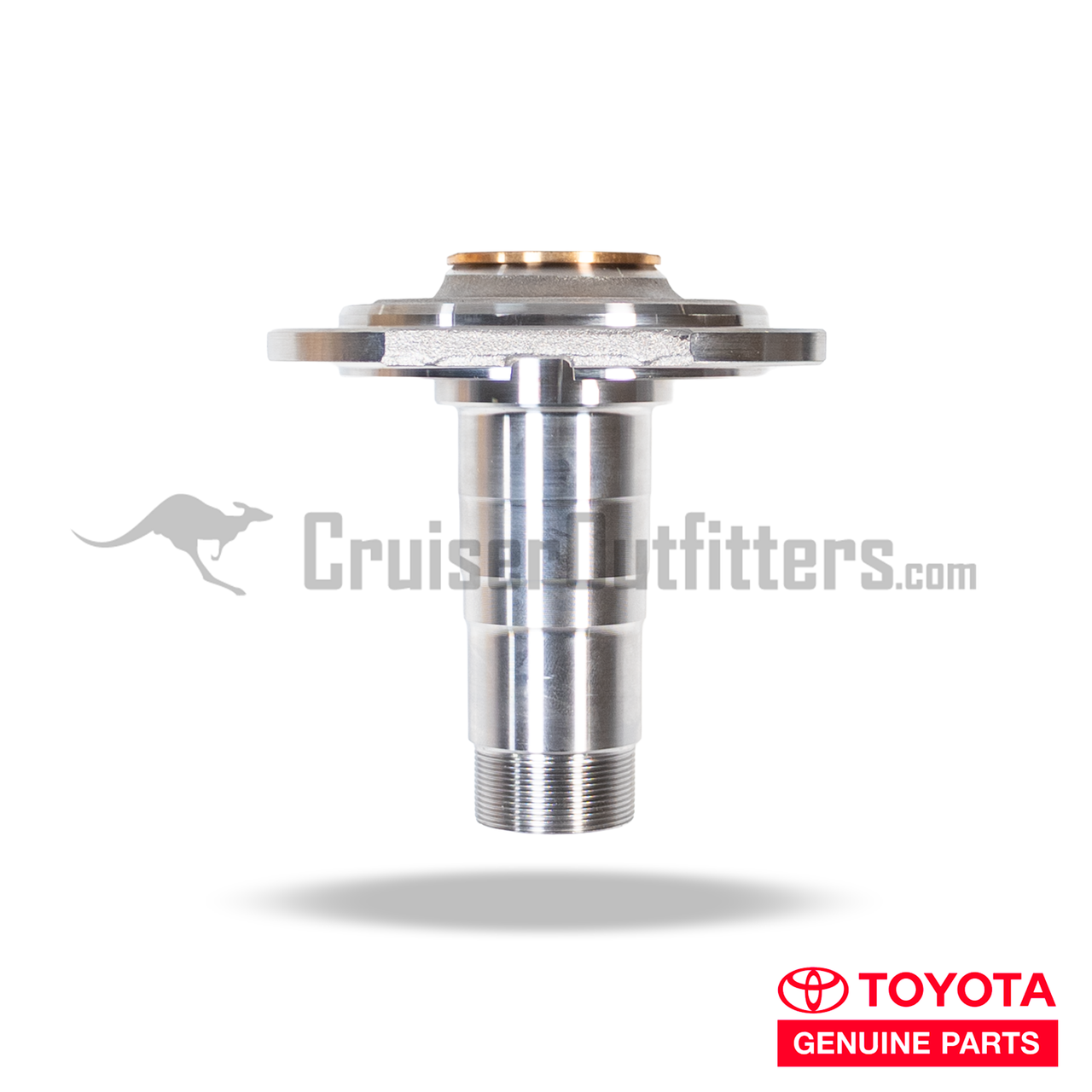 Front Axle Spindle w/ Bushing - Fits 09/1975-01/1990 4x/5x/6x/7x Series Applications (FA60060OEM)