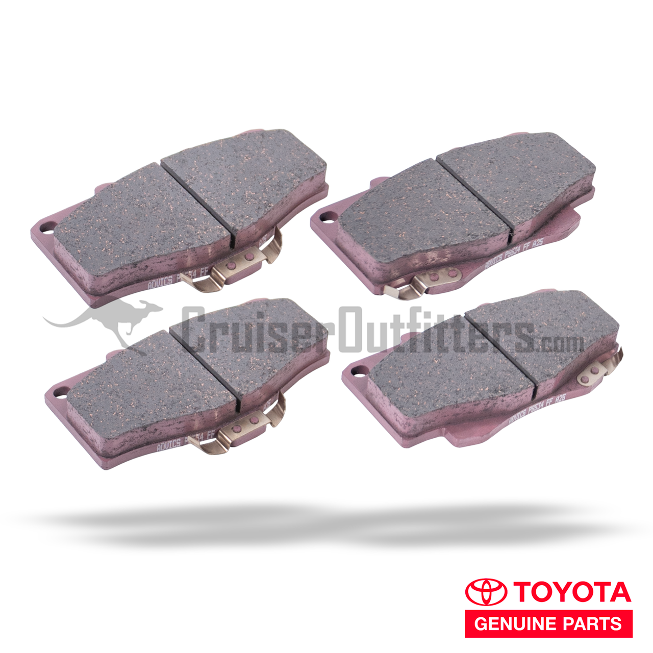 Front Brake Pads - Fits 9x Series Prado Land Cruiser Applications (BR35280)
