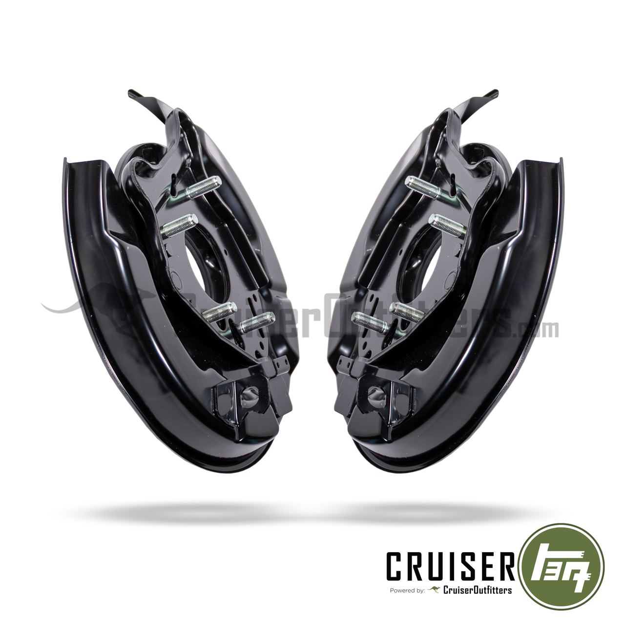 Rear Disc Brake Full Float Backing Plates (LH & RH PAIR) - Fits 08/1992-12/1997 FZJ8x Land Cruiser Applications (BR60041RPAIR)