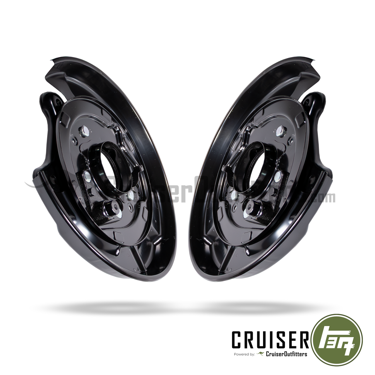 Rear Disc Brake Full Float Backing Plates (LH & RH PAIR) - Fits 08/1992-12/1997 FZJ8x Land Cruiser Applications (BR60041RPAIR)