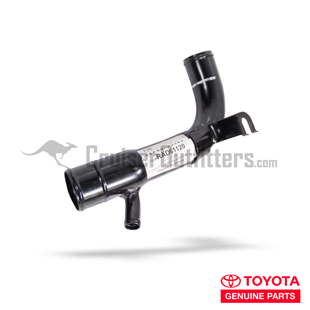 Coolant Outlet Pipe - Fits 08/1980+ 2F Engine Applications w/ Oil Cooler (RAD61120)