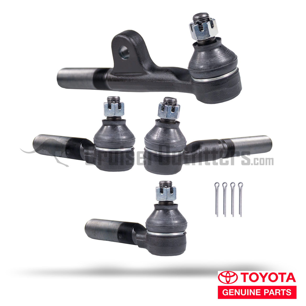 Tie Rod End Kit - Fits 1990-1997 80 Series & 1998+ 105 Series LHD Land Cruiser Applications (TRE69095OEM)