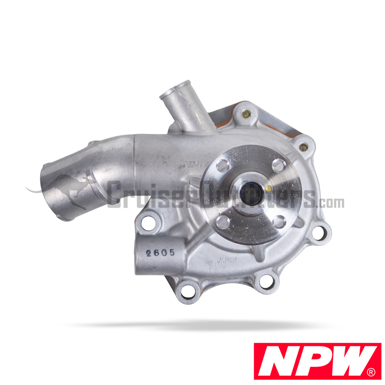 Japanese Aftermarket Water Pump - Fits 01/1975-08/1976 FJ4x/5x Series Federal Spec Without Oil Cooler or Fan Clutch Applications (EGW61012JP)