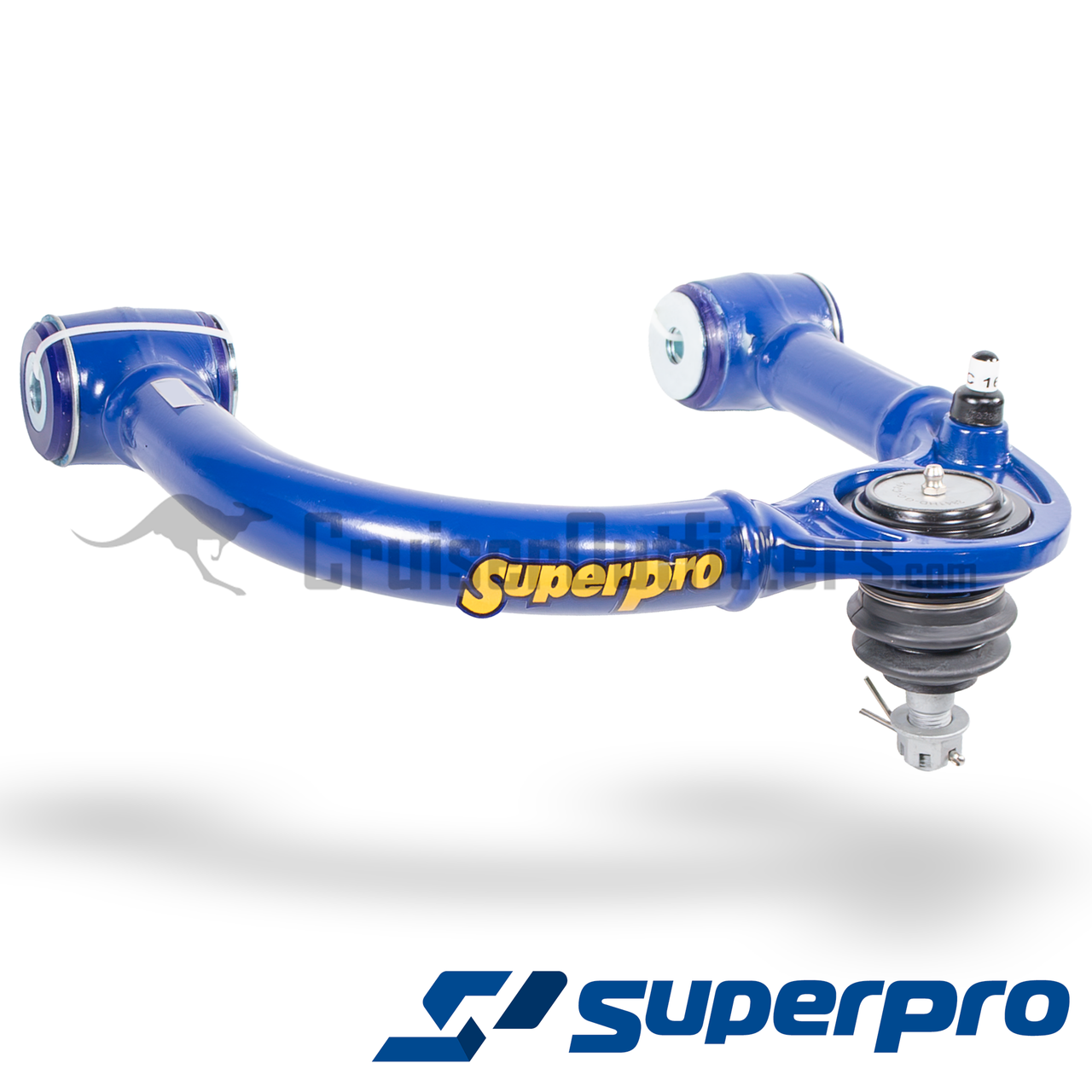 SuperPro Fixed Offset Upper Control Arms- LH & RH Pair - 2.5-3.5° Caster/1.5° Camber - Fits 2002-2023 GX/FJ Cruiser/4Runner Applications (SUSTRC6480) 