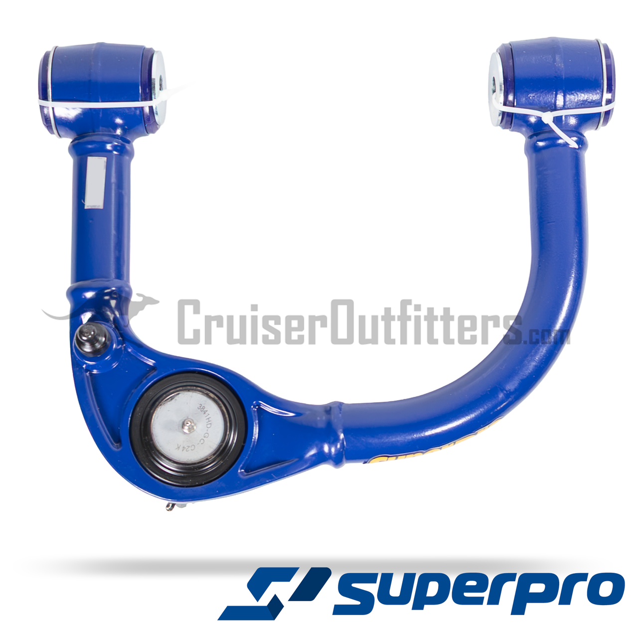 SuperPro Fixed Offset Upper Control Arms- LH & RH Pair - 2.5-3.5° Caster/1.5° Camber - Fits 2002-2023 GX/FJ Cruiser/4Runner Applications (SUSTRC6480) 
