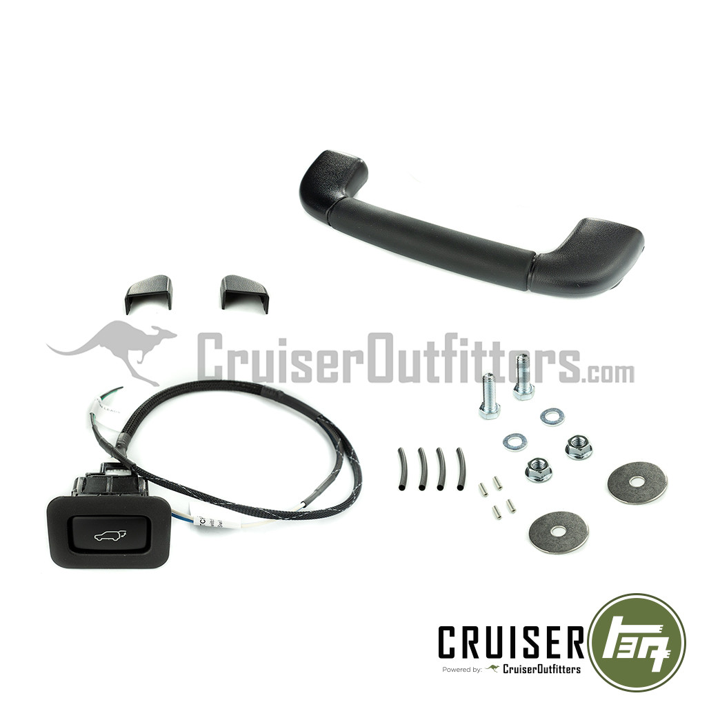 200 Series Rear Exit Switch/Handle Kit - Black (ELEC200BLK