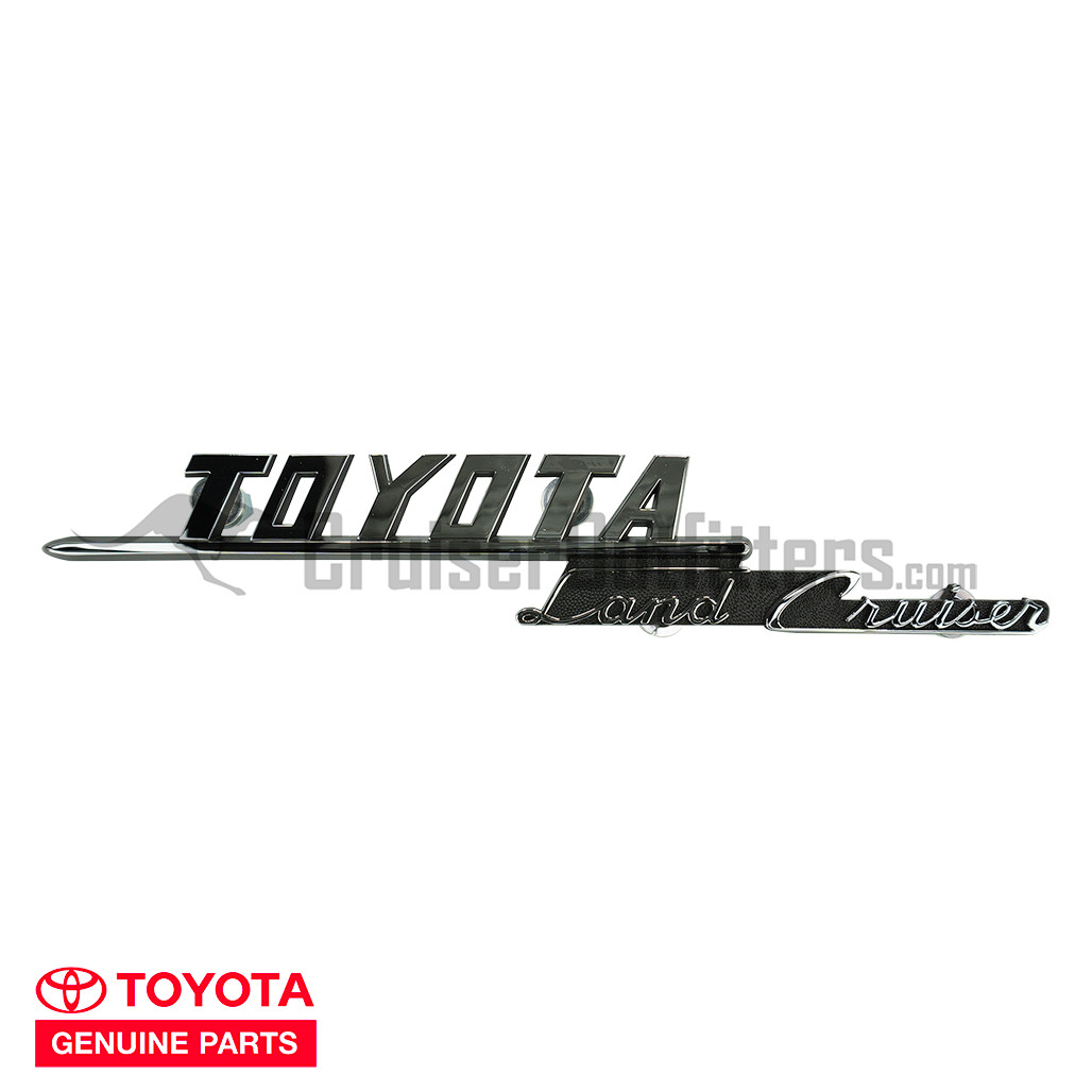 らんどまーく Emblem - OEM Toyota - Fits Land Cruiser Apron (EXT60011EMA)