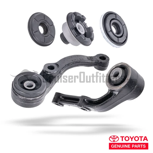 Front Differential Mount Bushing Kit - Fits 98-07 IFS 100 Series/LX470 Land Cruiser Applications (DIFF100BKITOEM)