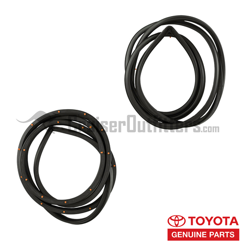 Front Door Weatherstrip - OEM Toyota - RH - Fits 6x Series (WS67861)